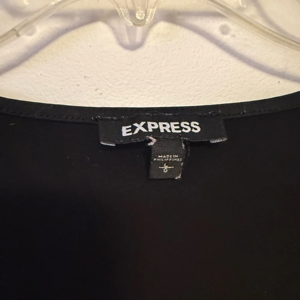 🎉2/$15 Express Black Dress Romper - Picture 2 of 6